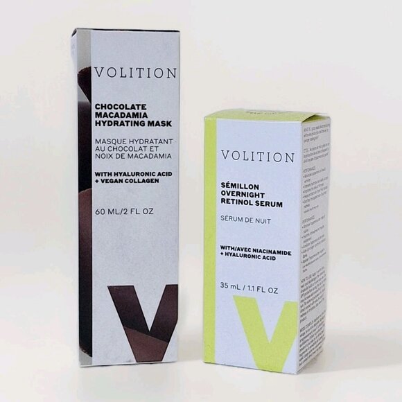 VOLITION BEAUTY BUNDLE Sémillon Overnight Retinol Serum & Hydrating Mask BNIB - Picture 1 of 4